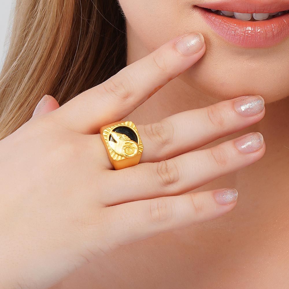 Scorpio Ring Silver Adjustable Zodiac Sign Ring - Eleganzia Jewelry